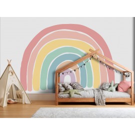 Large Rainbow Wall Decal Kids Room