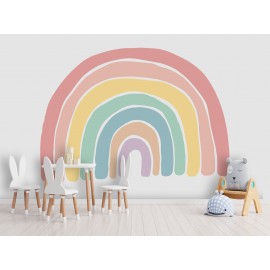 Large Rainbow Wall Decal Kids Room