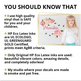 Large Rainbow Wall Decal Kids Room