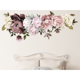 Watercolor Peony Wall Decal