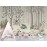 Forest Wallpaper Watercolor Style for Kids Room